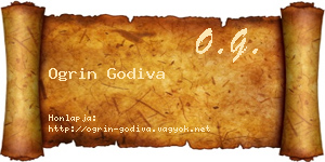 Ogrin Godiva névjegykártya